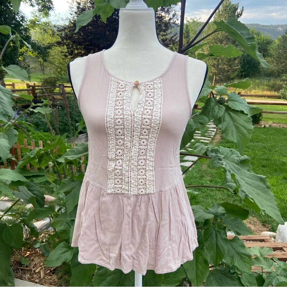 Lace tank top